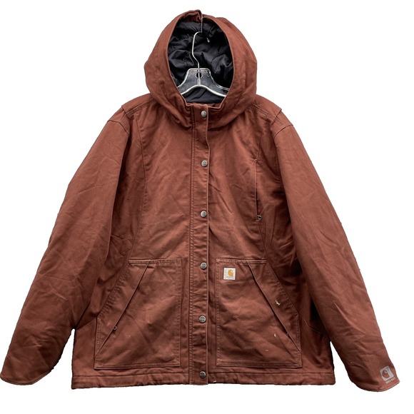 Carhartt Quick Duck Full Swing Jacket Youth XL Flame Resistant Outdoor Workwear - Picture 1 of 16